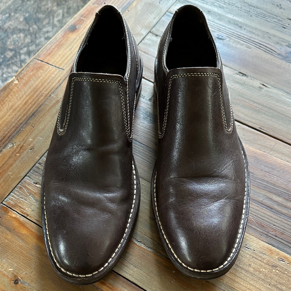 Cole Haan Dark Brown Leather Loafers